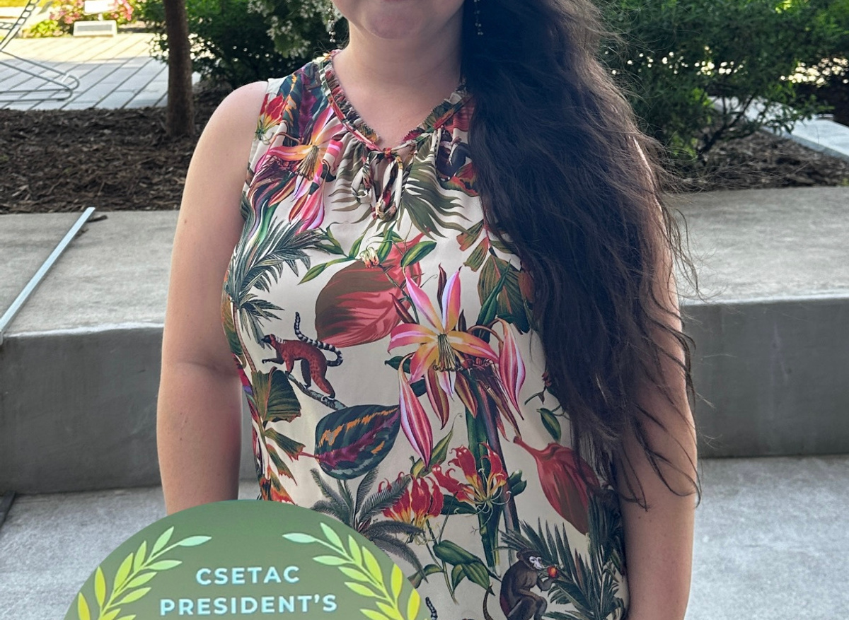 Bonnie Ertel, recipient of the CSETAC 2026 President's Award for Service