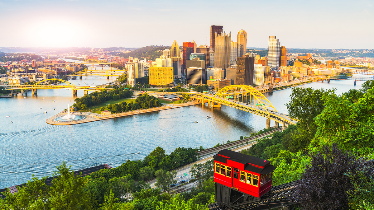 aerial photo or Pittsburgh