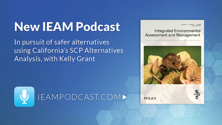 IEAM Podcast cover for safer chemicals topic