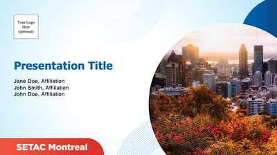 SETAC Montreal Platform template image