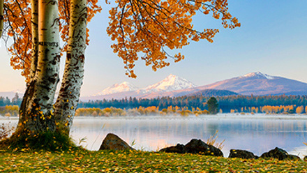 Fall at Black Butte Ranch in Oregon 