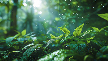 Green wilderniss created by AI