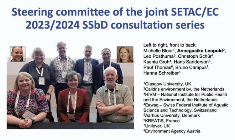 Steering Committee of the joint SETAC/EC SSbD consultation series from 2023-2024