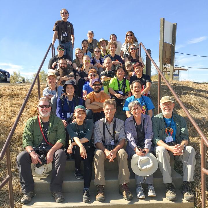 Wayne Munns (center, front row) during a birdwatching outing at the SETAC North America Annual Meeting in Sacramento.