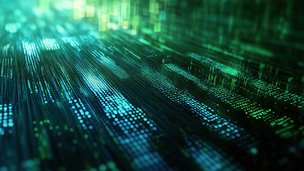 Abstract background of data