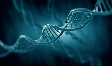 3d render of dna structure