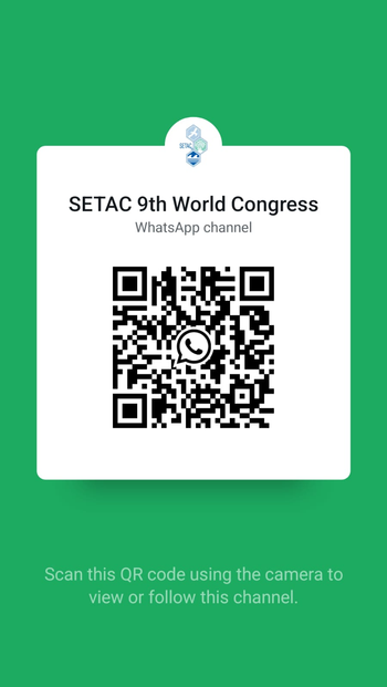 QR code to join the SETAC 9th World Congress WhatsApp channel