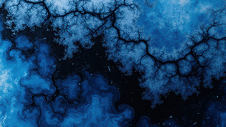 blue ink abstract background
