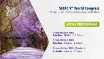 Preview of the SETAC World Congress PPTX sharing file for a team of presenters