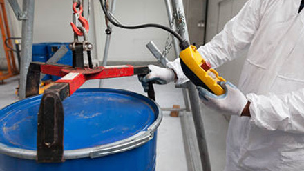 Hazardous chemical waste handling