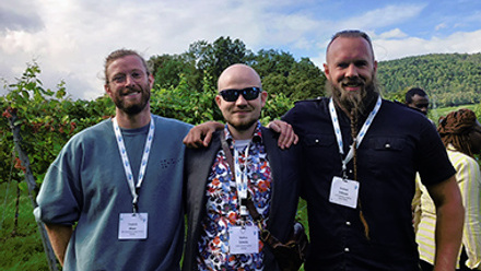 Recent SETAC Europe Student Advisory Council presidents pause for a photo