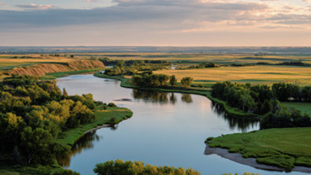 summer landscapes of canada in saskatchewan